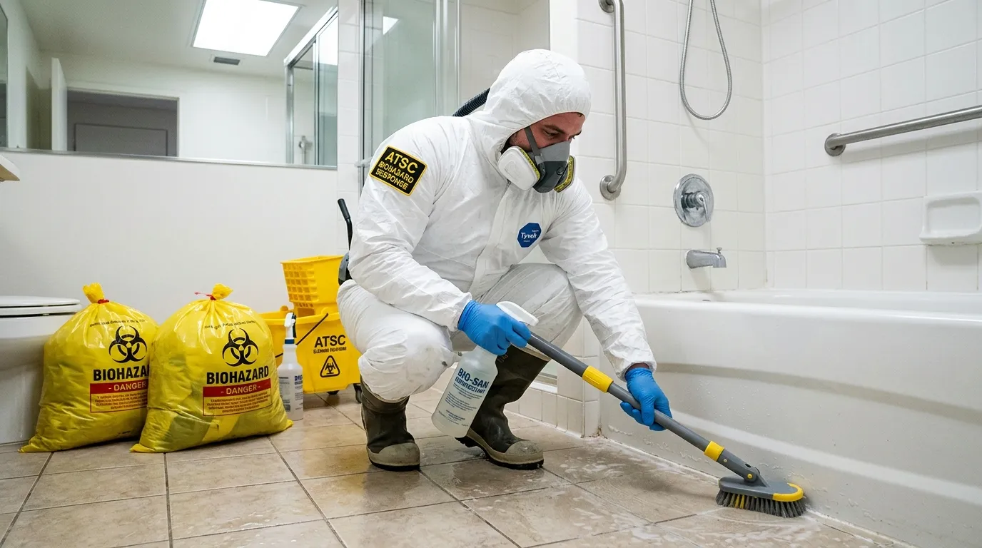 Decontamination equipment deployed for Blood Cleanup in Bolton Hill